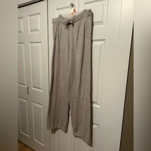 NWOT The Gap Wide Leg Light Beige Sweater Pants (*TALL*)